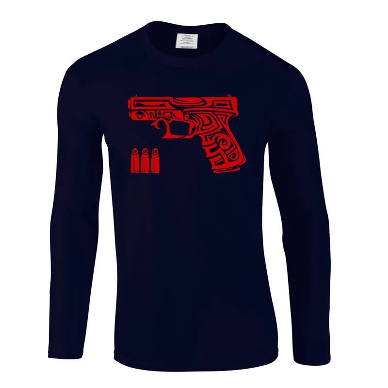 Fashion Gun Chucks Bullets Style Funny T Shirt Men's Plus Size O-Neck T-shirts Streetwear Hip-Hop long sleeve Tops Tees
Fashion Gun Chucks Bullets Style Funny T Shirt Men's Plus Size O-Neck T-shirts Streetwear Hip-Hop long sleeve Tops Tees
