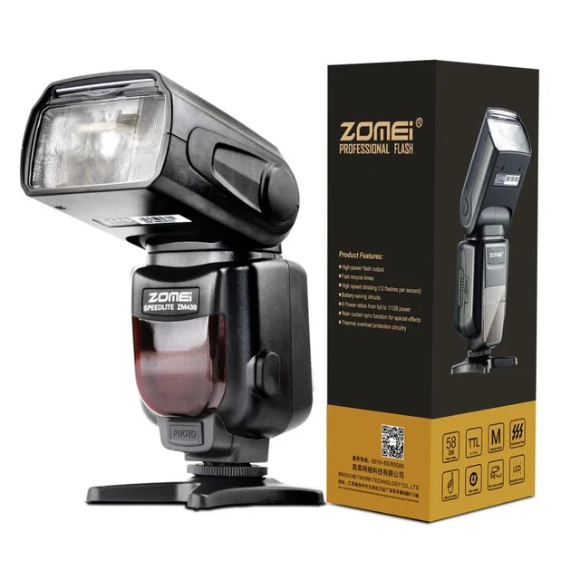 Zomei Professional Flash Speedlight Speedlite Flashlight With LCD Display Hard Flash Diffuser For Canon Nikon
Zomei Professional Flash Speedlight Speedlite Flashlight With LCD Display Hard Flash Diffuser For Canon Nikon