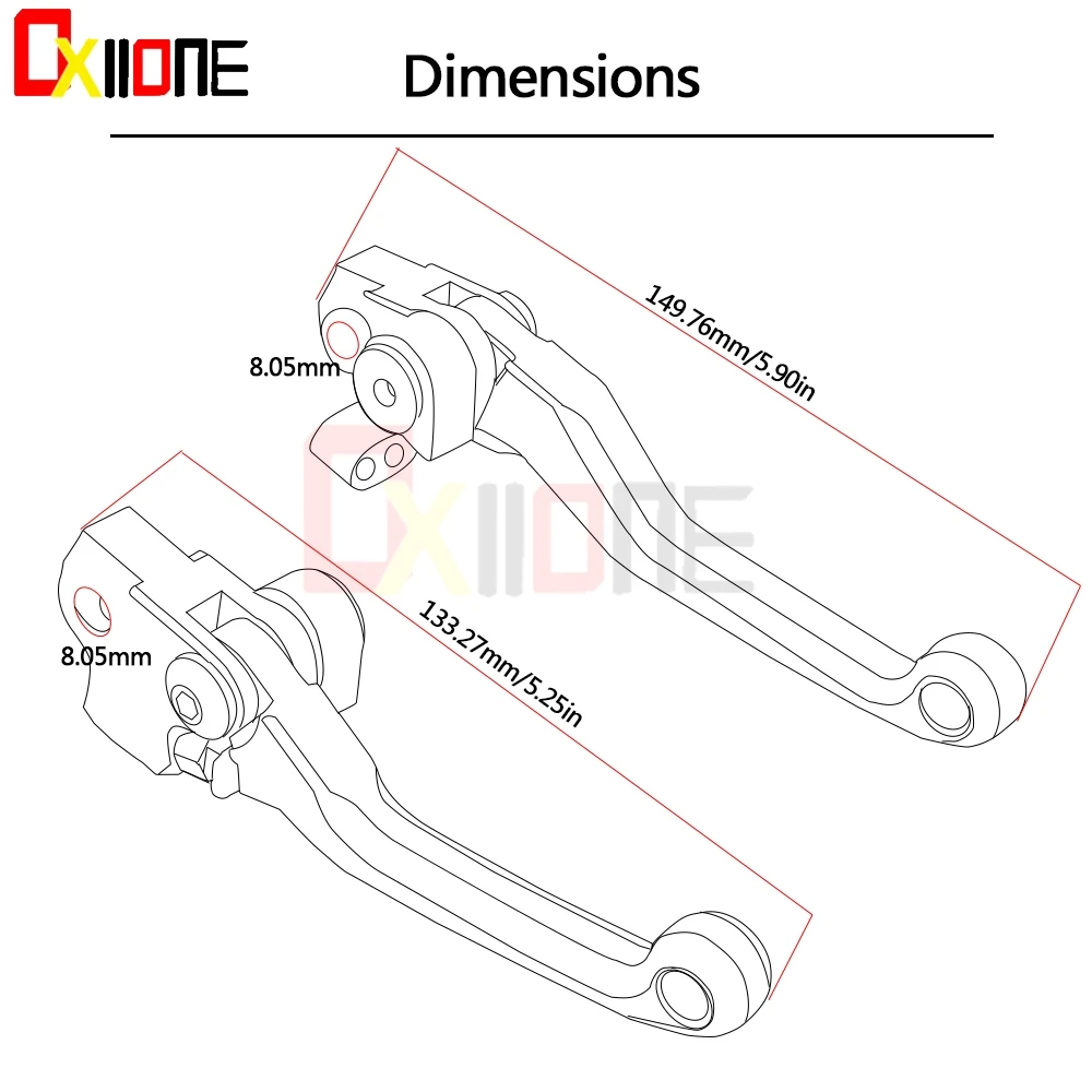 CNC Motorcycle Brake Clutch Levers Dirt Bike Levers For Yamaha TRICKER 2004 2005 2006 2007 2008 2009 2010 2011 2012 2013-2017
CNC Motorcycle Brake Clutch Levers Dirt Bike Levers For Yamaha TRICKER 2004 2005 2006 2007 2008 2009 2010 2011 2012 2013-2017