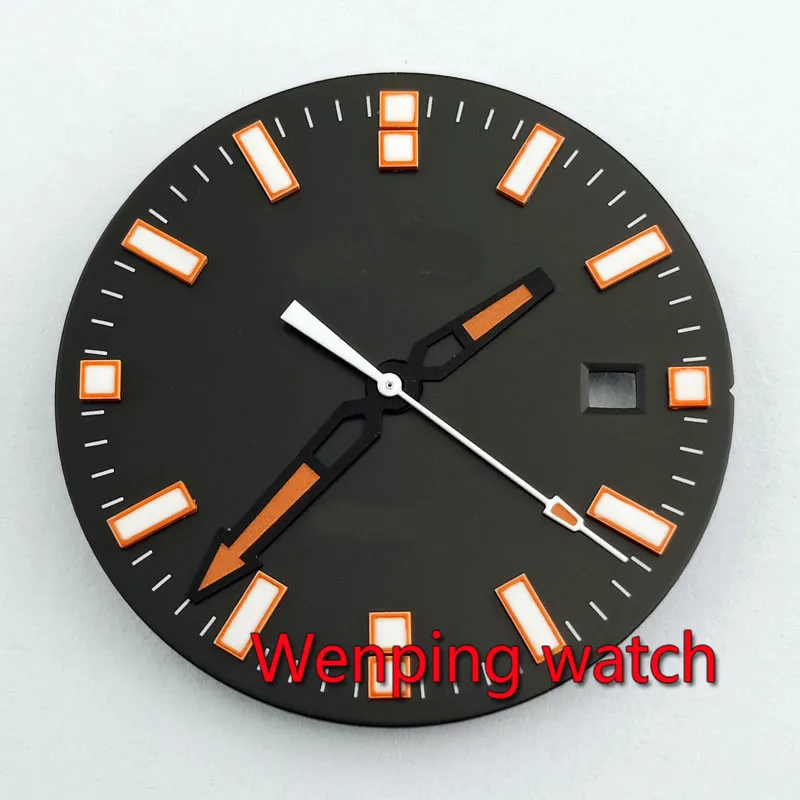 31.5mm sterile watch Dial fit ETA 2836/2824 Watch hands Regarder les mains Fit 2813/3804,Miyota 82 Series movement 43mm watches
31.5mm sterile watch Dial fit ETA 2836/2824 Watch hands Regarder les mains Fit 2813/3804,Miyota 82 Series movement 43mm watches