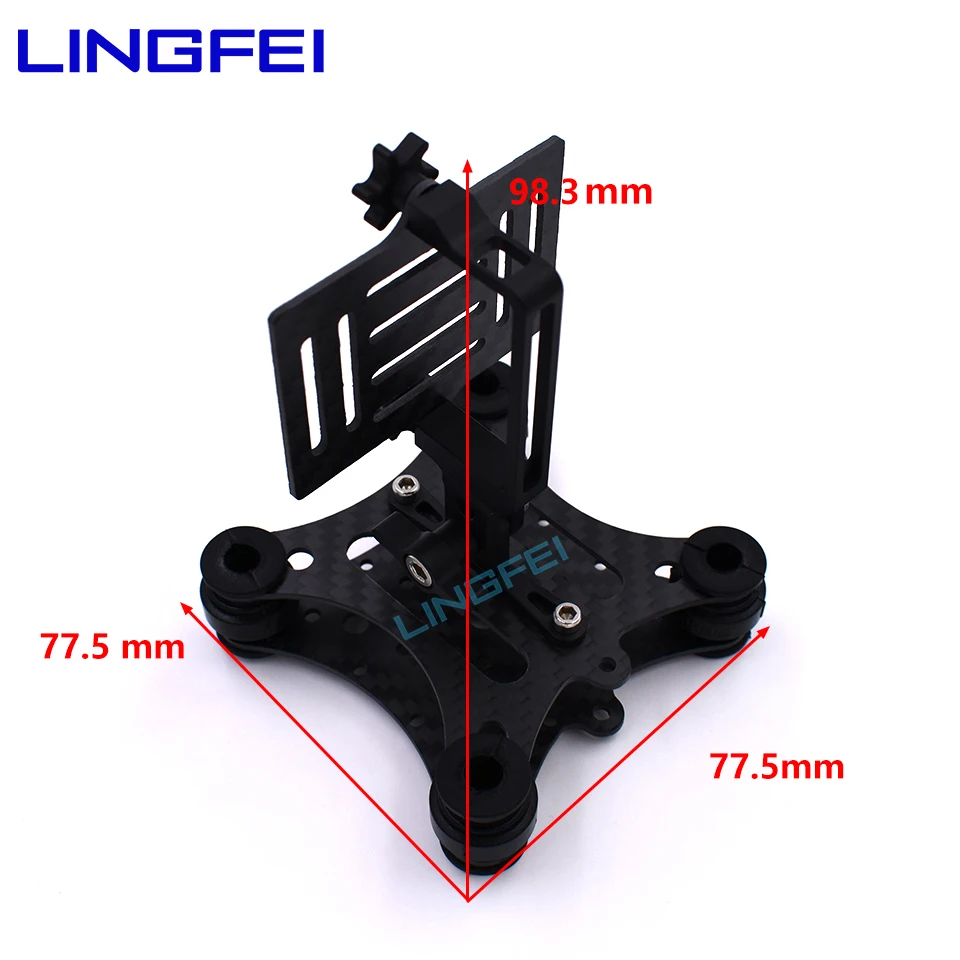 LINGFEI aerial UAV carbon fiber pan-head camera shock absorbing frame 4, 6, 8 axis multi-rotor aircraft parts
LINGFEI aerial UAV carbon fiber pan-head camera shock absorbing frame 4, 6, 8 axis multi-rotor aircraft parts