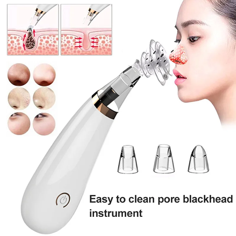 NEW Hot sale Blackhead Suction Machine Blackhead Remover Pore Cleaner with 3 Sucker Heads
NEW Hot sale Blackhead Suction Machine Blackhead Remover Pore Cleaner with 3 Sucker Heads