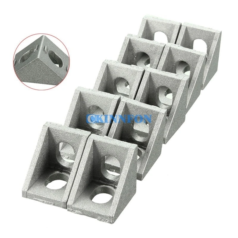 DHL 5000PCS 20*20 mm Aluminum 90 Degree L Shape Corner Joint Brace Right Angle Bracket (Color: Silver)
DHL 5000PCS 20*20 mm Aluminum 90 Degree L Shape Corner Joint Brace Right Angle Bracket (Color: Silver)