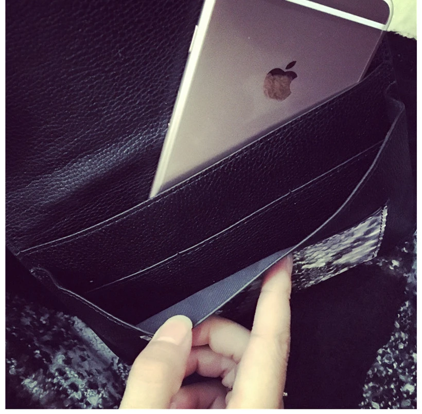 snake pattern Ladies long wallet Women Genuine Leather Wallets Female Designer Card holder thin hand bag Clutch money Purse clip
snake pattern Ladies long wallet Women Genuine Leather Wallets Female Designer Card holder thin hand bag Clutch money Purse clip
