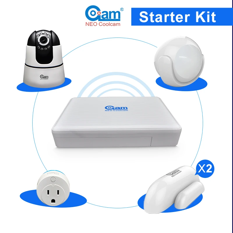NEO Coolcam Starter Kit беспроводная система сигнализации поддержка телефона приложение