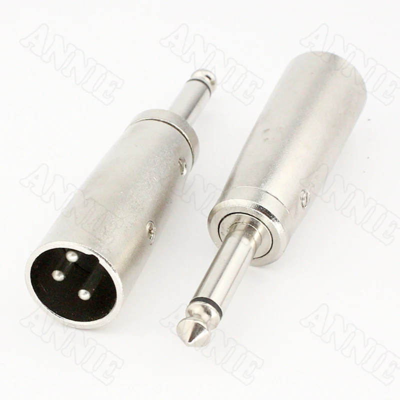 30pcs/lot J3P 3 Pin Male To 6.5 Single channel Socket 6.35 Single channel To XLR Connector TS Audio Converter
30pcs/lot J3P 3 Pin Male To 6.5 Single channel Socket 6.35 Single channel To XLR Connector TS Audio Converter