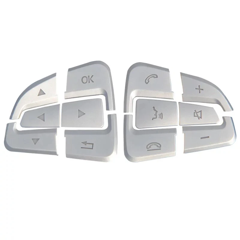 For Mercedes Benz Vito 2016-2018 12PCS ABS Chrome Car Interior Steering Wheel Button Cover Trims Moldings Accessories
For Mercedes Benz Vito 2016-2018 12PCS ABS Chrome Car Interior Steering Wheel Button Cover Trims Moldings Accessories