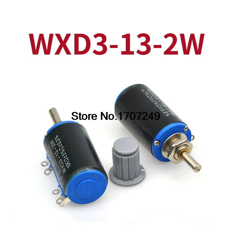 10PCS WXD3-13-2W 100 220 470 680 1K 2K2 3K3 4K7 5K6 6K8 10K 22K 33K 47K 100K ohm Rotary Potentiometer + knob hat
10PCS WXD3-13-2W 100 220 470 680 1K 2K2 3K3 4K7 5K6 6K8 10K 22K 33K 47K 100K ohm Rotary Potentiometer + knob hat