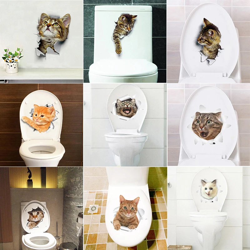 Hole View Vivid Cats Dog 3D Wall Sticker Bathroom Toilet Living Room Kitchen Decoration Animal Vinyl Decals Art Sticker Poster
Hole View Vivid Cats Dog 3D Wall Sticker Bathroom Toilet Living Room Kitchen Decoration Animal Vinyl Decals Art Sticker Poster