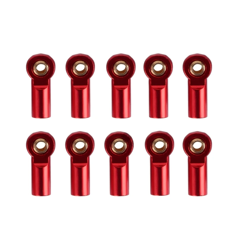 10Pcs M3 Ball Joint Link Bar Rod Seals Ball Head Tie Rod End For 1/10 Rc Truck Car Truck Buggy Red
10Pcs M3 Ball Joint Link Bar Rod Seals Ball Head Tie Rod End For 1/10 Rc Truck Car Truck Buggy Red