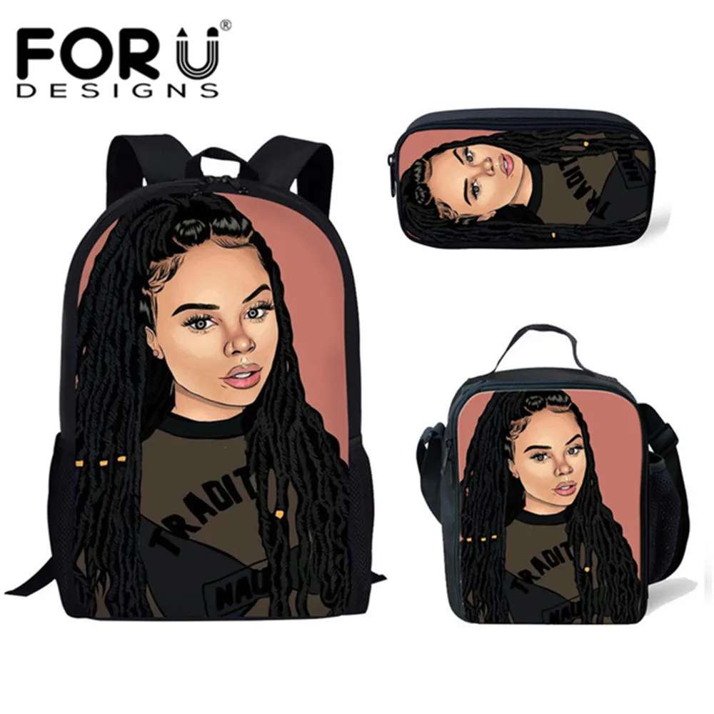 Детские сумки для начальной школы FORUDESIGNS для подростков, черные шт./компл., школьные портфели с принтом в африканском стиле для девочек, 3 шт.
Детские сумки для начальной школы FORUDESIGNS для подростков, черные шт./компл., школьные портфели с принтом в африканском стиле для девочек, 3 шт.