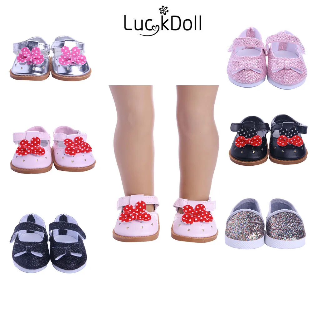 Luckdoll sequined casual doll shoes fit 18-inch American doll accessories The best toy gift for kids
Luckdoll sequined casual doll shoes fit 18-inch American doll accessories The best toy gift for kids
