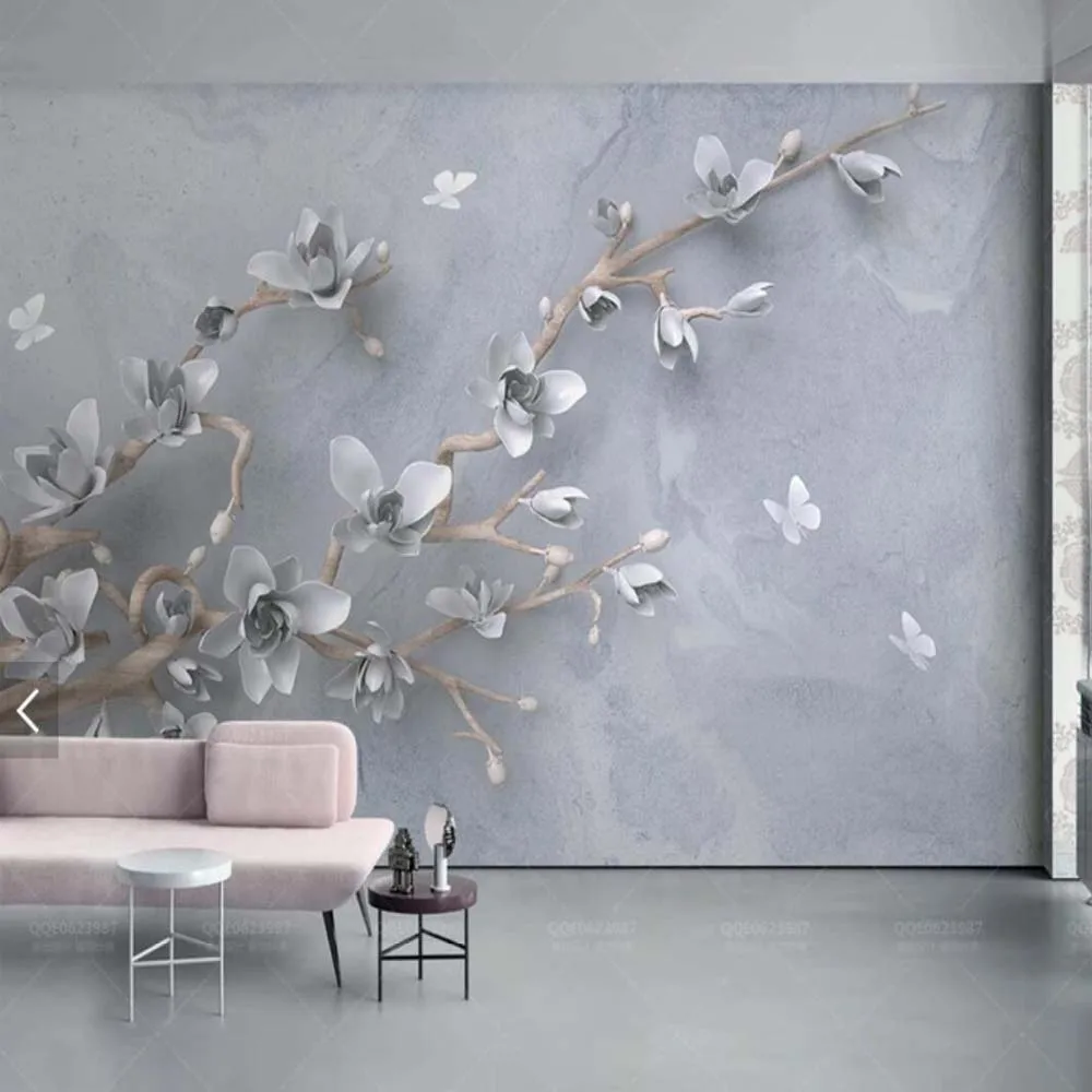 3D Embossed Yulan Magnolia Flower Butterfly Wallpaper Mural for Living Room Floral Decoration Mural Custom Any Size Landscape
3D Embossed Yulan Magnolia Flower Butterfly Wallpaper Mural for Living Room Floral Decoration Mural Custom Any Size Landscape