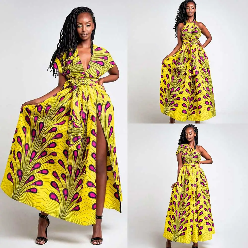 Vintage Print Party Dress Women Sexy Maxi Summer Dresses Vestidos Sleeveless Multiway Bandage Wrap Tie Up Split Retro Long Dress
Vintage Print Party Dress Women Sexy Maxi Summer Dresses Vestidos Sleeveless Multiway Bandage Wrap Tie Up Split Retro Long Dress