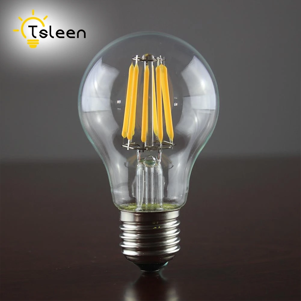 TSLEEN Dimmer COB Edison LED Bulb E27 8W 16W 220V Filament Light Bulb E26 110V Light Vintage Edison G45 A60 Lamp Home Lighting
TSLEEN Dimmer COB Edison LED Bulb E27 8W 16W 220V Filament Light Bulb E26 110V Light Vintage Edison G45 A60 Lamp Home Lighting