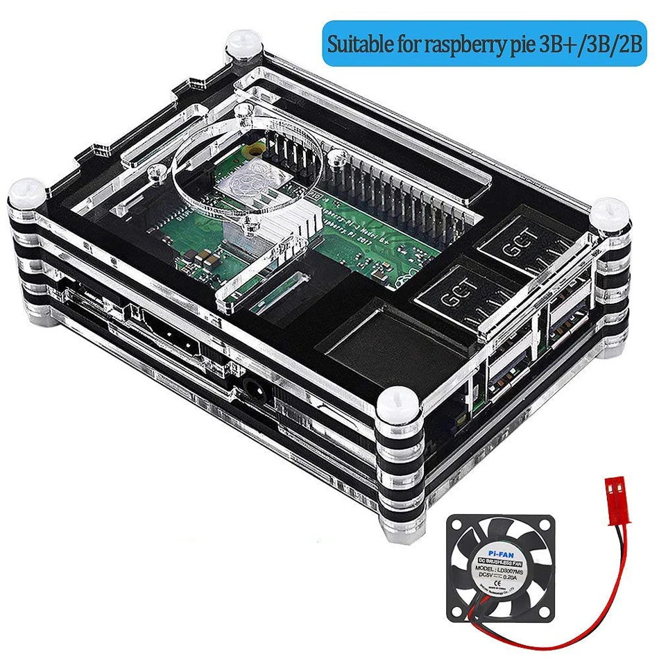 Горячая Распродажа! Высококачественный чехол Raspberry Pi 3B +, оптовая продажа, 9-слойный зеркальный акриловый чехол с охлаждающим вентилятором
Горячая Распродажа! Высококачественный чехол Raspberry Pi 3B +, оптовая продажа, 9-слойный зеркальный акриловый чехол с охлаждающим вентилятором