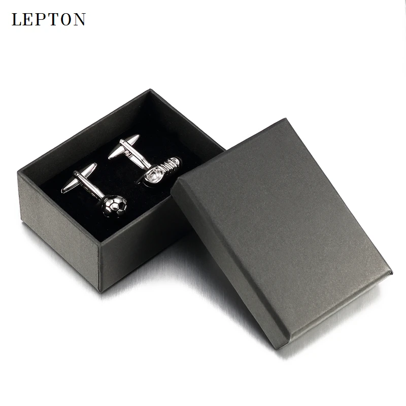 Newest Soccer Style Cufflinks For Mens Shirt Cuffs Accessories Lepton Hot Sale High Quality White Football Cuff Links With Box
Newest Soccer Style Cufflinks For Mens Shirt Cuffs Accessories Lepton Hot Sale High Quality White Football Cuff Links With Box