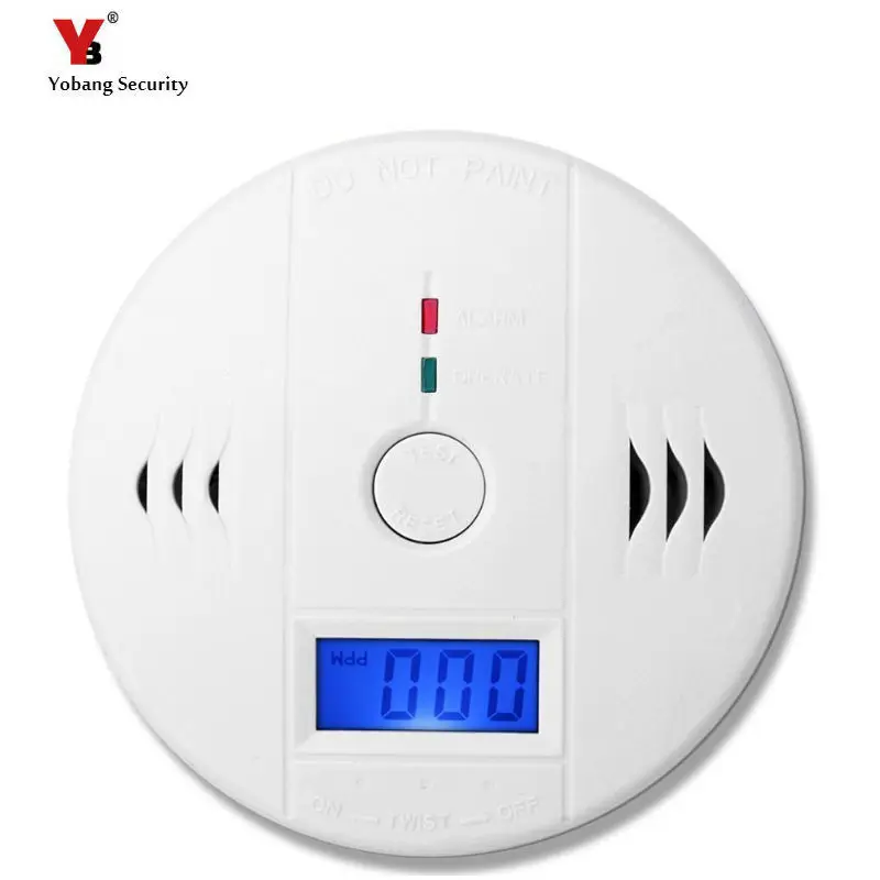 Yobang Security Independent LCD CO Carbon Monoxide Poisoning Sensor Detector Monitor CO Gas Sensor Alarm 5 pcs
Yobang Security Independent LCD CO Carbon Monoxide Poisoning Sensor Detector Monitor CO Gas Sensor Alarm 5 pcs