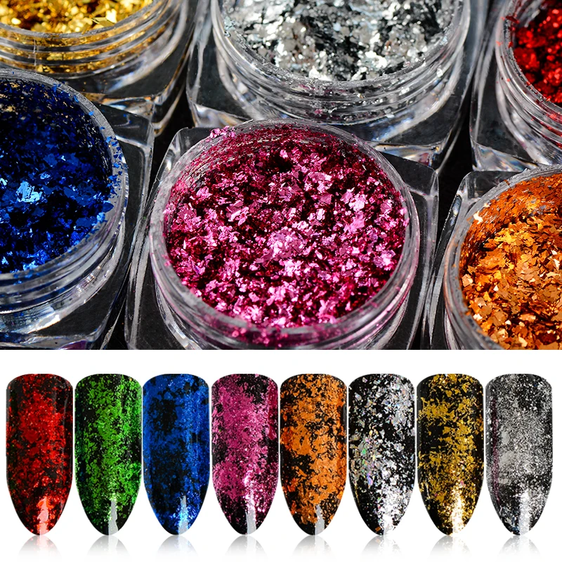 Magic Mirror Chameleon Nail Glitter Gold Red Purple Sparkles For Nails Irregular Paillette Manicure Nail Decoration
Magic Mirror Chameleon Nail Glitter Gold Red Purple Sparkles For Nails Irregular Paillette Manicure Nail Decoration