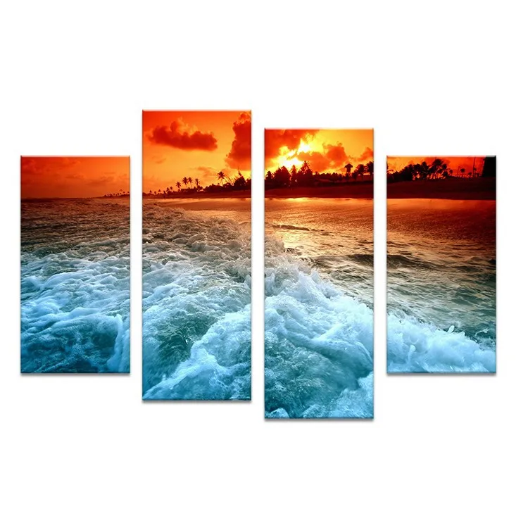 4 PCS The Best Selling Tropical Sunset Wall Painting Print On Canvas For Home Decor Ideas Paints On Wall Pictures Art
4 PCS The Best Selling Tropical Sunset Wall Painting Print On Canvas For Home Decor Ideas Paints On Wall Pictures Art