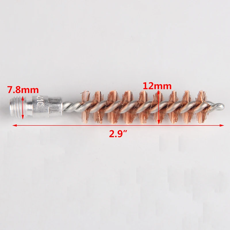 Tactical Gun Cleaning Phosphor Copper Bore Brush for Rifle Pistol Hunting Accessory Thread 5/16 26T 5pcs/lot 37-0048
Tactical Gun Cleaning Phosphor Copper Bore Brush for Rifle Pistol Hunting Accessory Thread 5/16 26T 5pcs/lot 37-0048