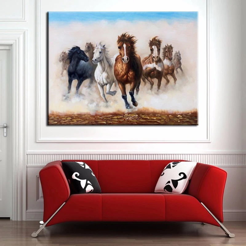 New China Artist Pure Hand-painted Wall Decorative Oil Painting Eight Horses Pictures Painting For Living Room
New China Artist Pure Hand-painted Wall Decorative Oil Painting Eight Horses Pictures Painting For Living Room
