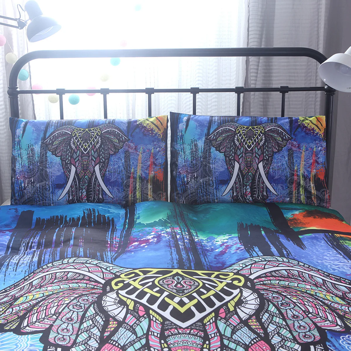 Luxury Elephant Bedding Sets 3PCS Geometric Pattern Bed Linings Duvet Cover Pillowcases Cover Set
Luxury Elephant Bedding Sets 3PCS Geometric Pattern Bed Linings Duvet Cover Pillowcases Cover Set