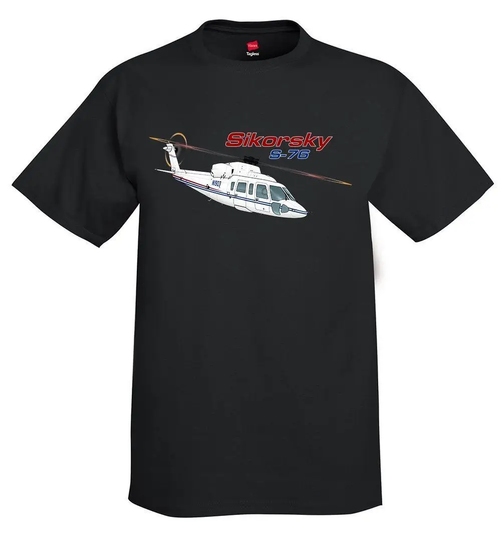Hip Hop Novelty T Shirts Men'S Brand Clothing Sikorsky S-76 (Blue) Helicopter T-Shirt - Personalized with Your Tee Shirt
Hip Hop Novelty T Shirts Men'S Brand Clothing Sikorsky S-76 (Blue) Helicopter T-Shirt - Personalized with Your Tee Shirt
