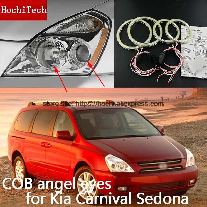 High Quality COB Led Light White Halo Cob Led Angel Eyes Ring Error Free for Kia Carnival Sedona 2006 2007 2008 2009 2010
High Quality COB Led Light White Halo Cob Led Angel Eyes Ring Error Free for Kia Carnival Sedona 2006 2007 2008 2009 2010