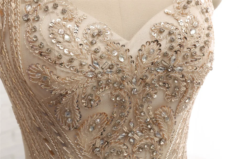 Elegant Fashion Mermaid Evening Gowns Long Backless Sequins Tulle Prom Party Dresses vestido festa longo
Elegant Fashion Mermaid Evening Gowns Long Backless Sequins Tulle Prom Party Dresses vestido festa longo