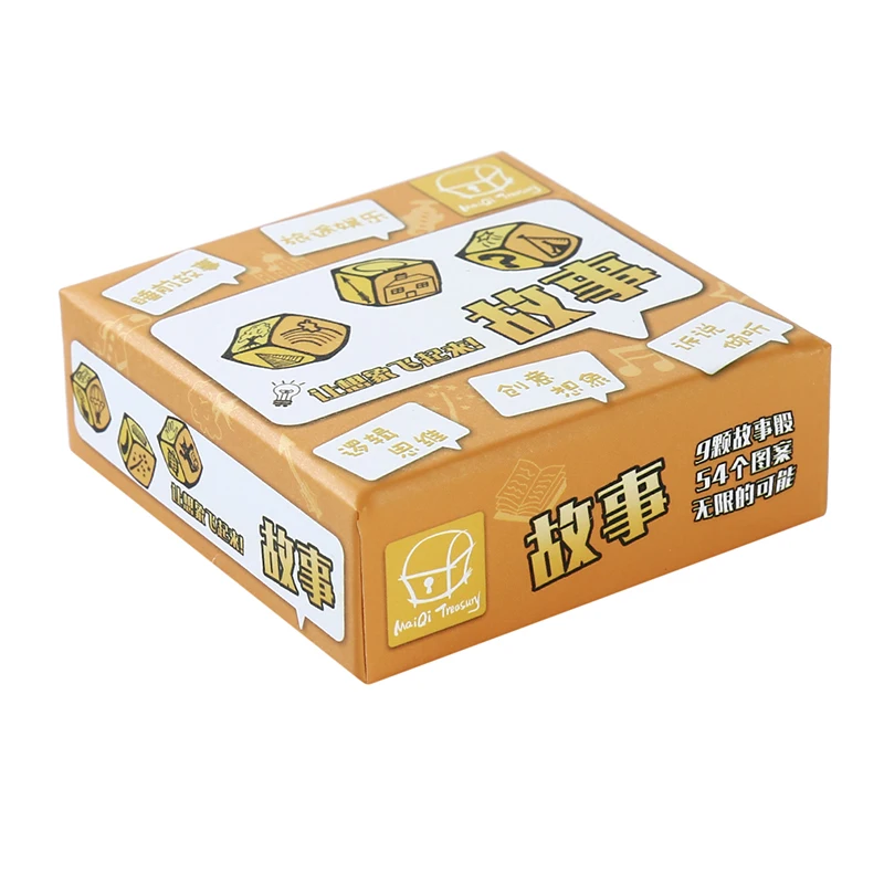 Party Games Story Dice Puzzle Board Game Telling Story Metal Boxes Family/Party/Friends Parents With Children Kids Gift
Party Games Story Dice Puzzle Board Game Telling Story Metal Boxes Family/Party/Friends Parents With Children Kids Gift