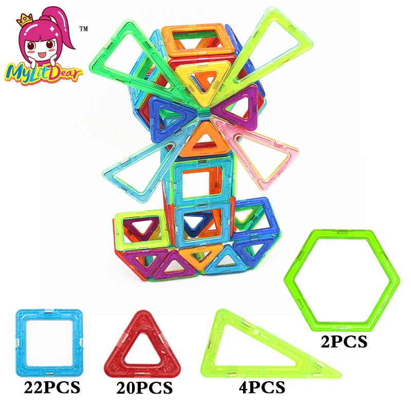 MylitDear 3D Assemblage 48PCS Building Blocks Model Kit Magnetic Constructor Gift DIY Enlighten Bricks Educational Kids Toys
MylitDear 3D Assemblage 48PCS Building Blocks Model Kit Magnetic Constructor Gift DIY Enlighten Bricks Educational Kids Toys