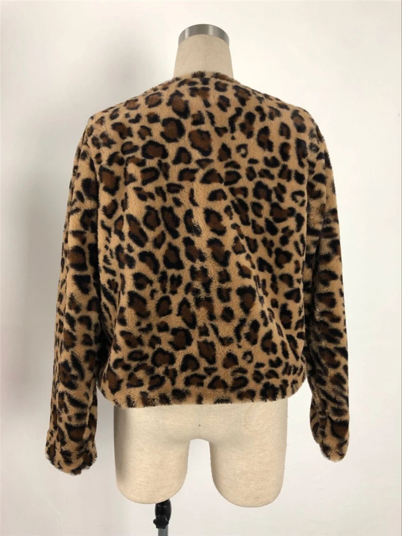 Adogirl Leopard Print Faux Fur Women Coat Zipper Long Sleeve Slim Short Jacket Warm Winter Outerwear Female Fashion Outwear
Adogirl Leopard Print Faux Fur Women Coat Zipper Long Sleeve Slim Short Jacket Warm Winter Outerwear Female Fashion Outwear