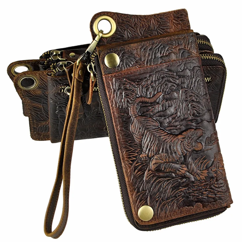 Men Long Wallet Wrist Handy Coin Purse Pocket Animal Pattern Genuine Leather New Crazy Horse Cowhide Cash Card Holder Clutch Bag
Men Long Wallet Wrist Handy Coin Purse Pocket Animal Pattern Genuine Leather New Crazy Horse Cowhide Cash Card Holder Clutch Bag