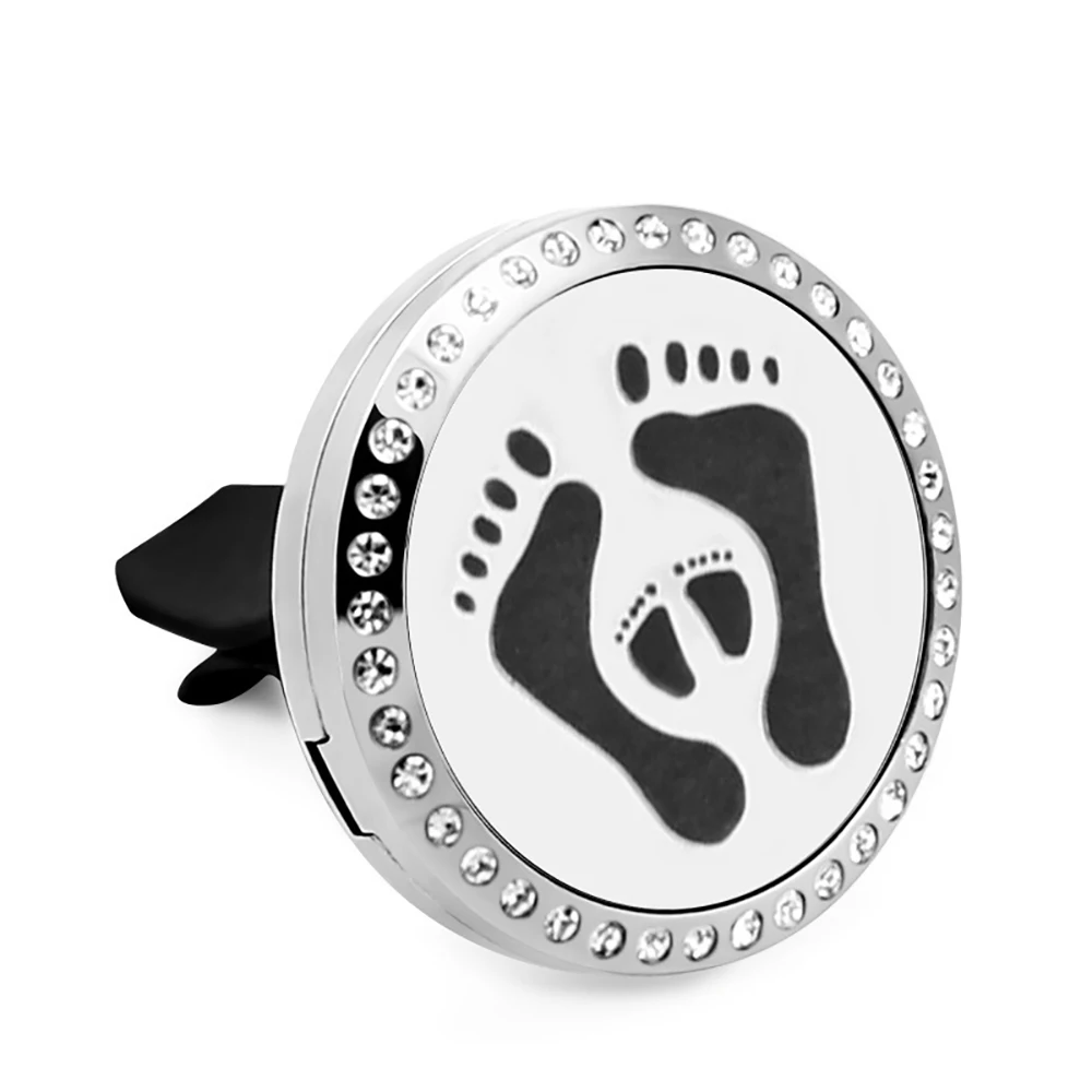 Car Ornaments Essential Oil Diffuser Automobile Decoration Locket Perfume Clip 30mm Diamond Stainless Steel Hand Foot Print Gift
Car Ornaments Essential Oil Diffuser Automobile Decoration Locket Perfume Clip 30mm Diamond Stainless Steel Hand Foot Print Gift