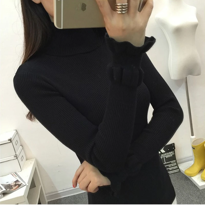 The new autumn and winter knitting shirt sleeve leaf thickening slim slim female head long sleeved turtleneck sweater
The new autumn and winter knitting shirt sleeve leaf thickening slim slim female head long sleeved turtleneck sweater
