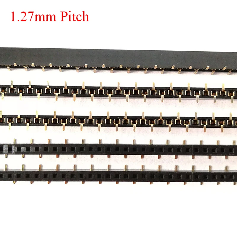 1*40 1x40 1*50 1x50 Pin 40P 50P 1.27mm Pitch 4.3mm Height Single Row Single-Spaced Female SMD SMT Strip Connector Pin Header
1*40 1x40 1*50 1x50 Pin 40P 50P 1.27mm Pitch 4.3mm Height Single Row Single-Spaced Female SMD SMT Strip Connector Pin Header