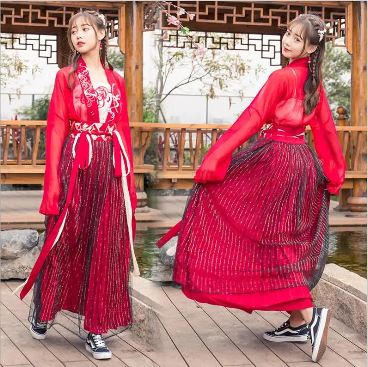 Asian China Japan Korea Thailand Vietnam Sweet Girl Unique Red traditional Kimono Dress Radiate waist blouse + skirt Hanfu suits
Asian China Japan Korea Thailand Vietnam Sweet Girl Unique Red traditional Kimono Dress Radiate waist blouse + skirt Hanfu suits
