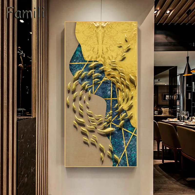 Nordic Abstract color spalsh blue golden canvas painting poster and print unique decor wall art pictures for living room bedroom
Nordic Abstract color spalsh blue golden canvas painting poster and print unique decor wall art pictures for living room bedroom