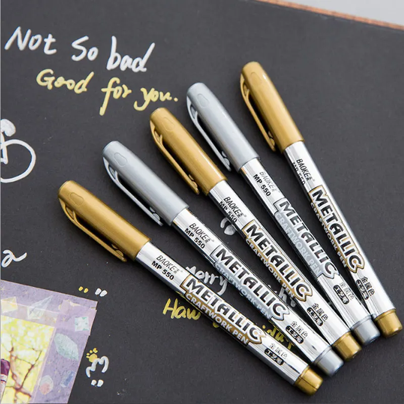 1pcs Metal paint pen Marker Pens Photo album DIY color Pen school office supplies stationery Free Shipping
1pcs Metal paint pen Marker Pens Photo album DIY color Pen school office supplies stationery Free Shipping