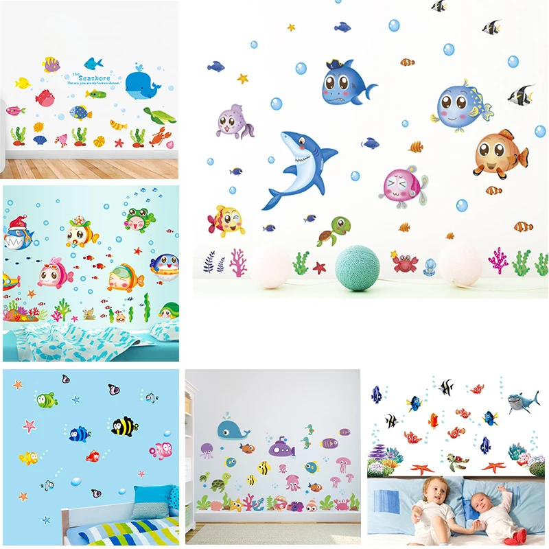 funny undersea fish whale bubble wall decals bedroom home decorations cartoon animals wall stickers pvc mural art
funny undersea fish whale bubble wall decals bedroom home decorations cartoon animals wall stickers pvc mural art