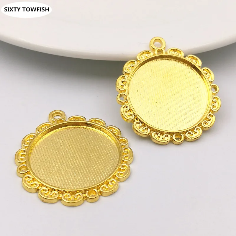 30pcs 33mm Inner size:25mm Metal Antique Bronze/Silver/Gold Color Blank Cameo Vintage Pendant Jewelry Base Setting Accessory
30pcs 33mm Inner size:25mm Metal Antique Bronze/Silver/Gold Color Blank Cameo Vintage Pendant Jewelry Base Setting Accessory