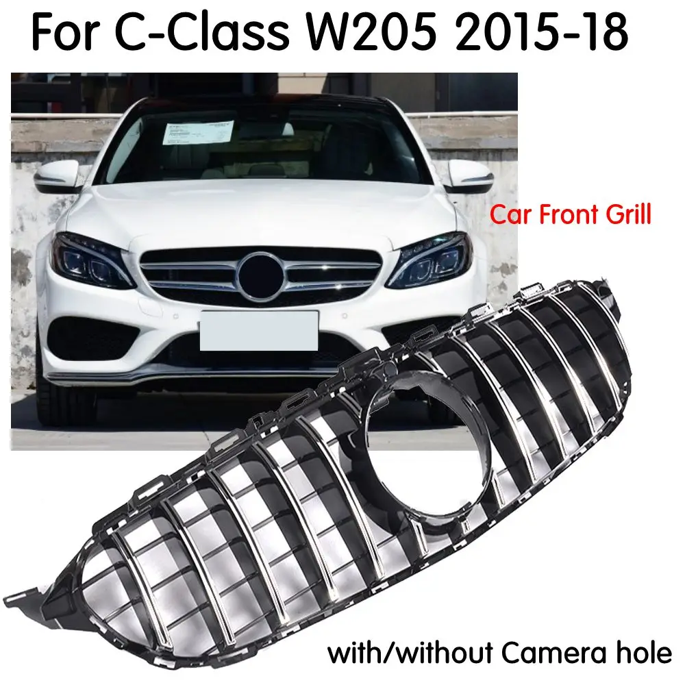 Carbonart C Class W205 GT Решетка переднего бампера сетка гриль подходит для mercedes C200 C300 Sports
