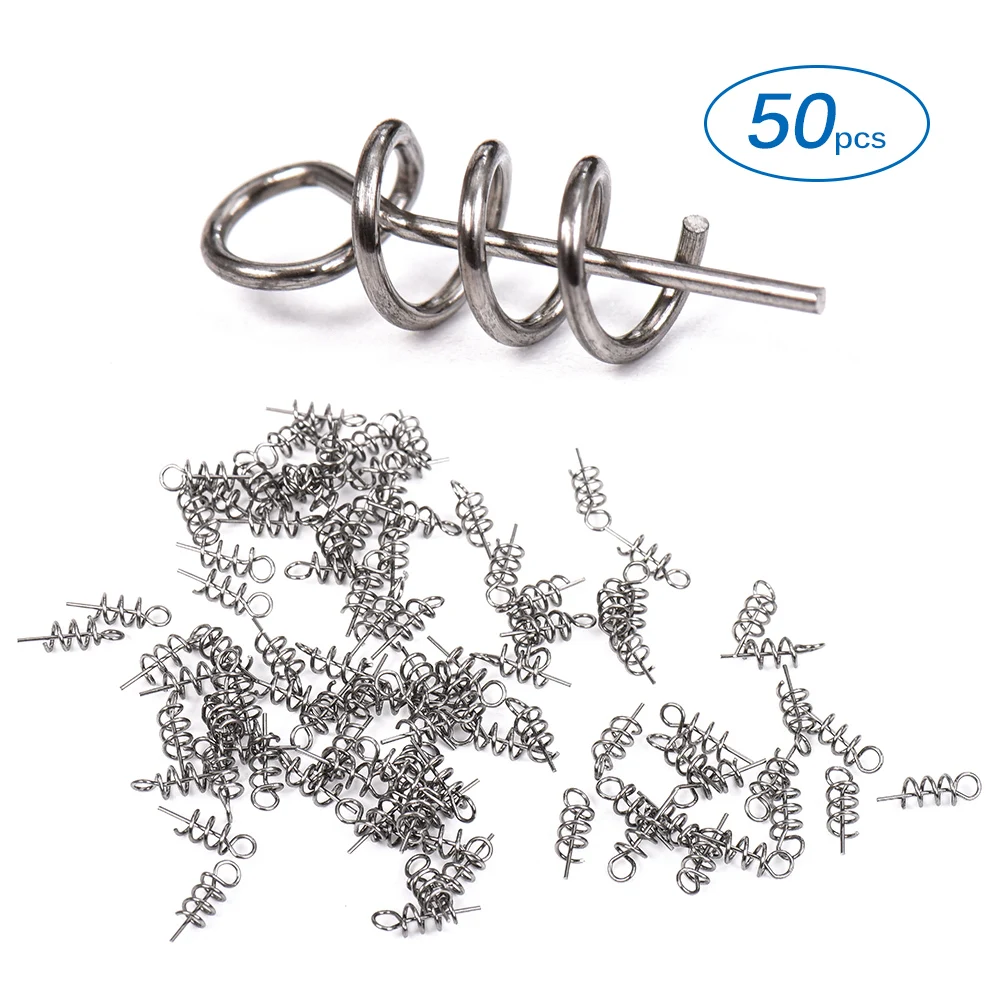 Lixada 50PCS Fishing Hook Centering Pins Fixed Latch Needle Spring Twist Lock for Soft Lure Bait Worm fishing pins Bait Peaca
Lixada 50PCS Fishing Hook Centering Pins Fixed Latch Needle Spring Twist Lock for Soft Lure Bait Worm fishing pins Bait Peaca