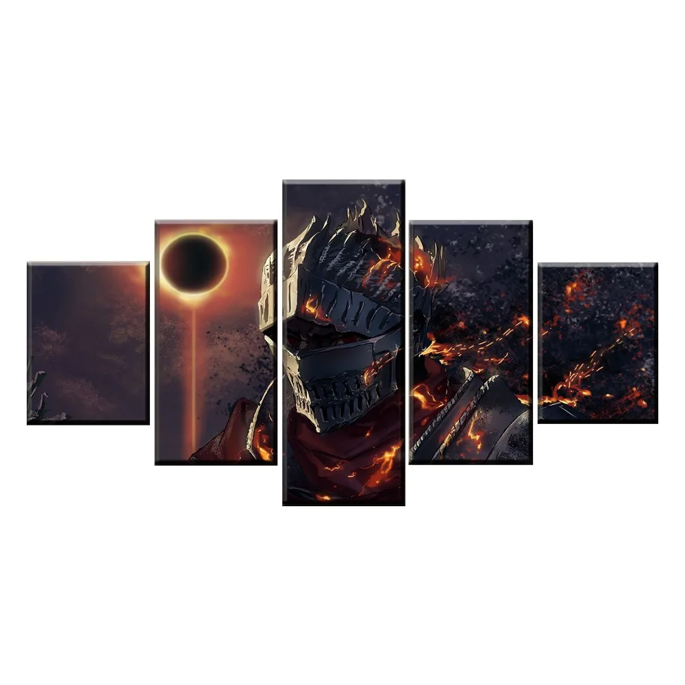 Canvas Print Painting Wall Art Home Decorative Modular Framework One Set 5 Panel Game Dark Souls III Soul of Cinder Picture
Canvas Print Painting Wall Art Home Decorative Modular Framework One Set 5 Panel Game Dark Souls III Soul of Cinder Picture