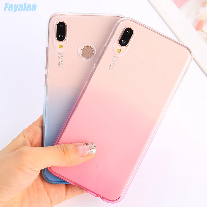 Ультратонкий чехол из ТПУ для Huawei Honor 10 9 Lite 8X 7C 7A Pro Y6 Y5 Prime 2018 Mate 20 P30 P20 P Smart|Бамперы| |