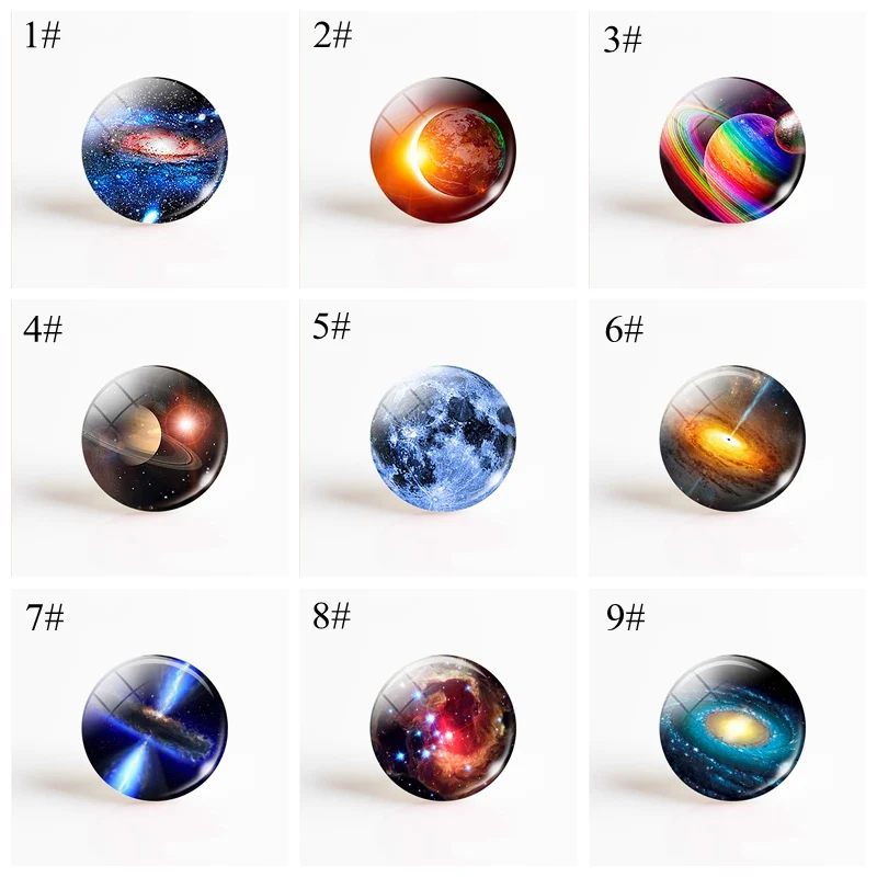 5Pcs/lot Universe Nebula Planet Photo 25mm Glass Cabochon Setting Diy Pendant Making Supplies for Handmade Jewelry Accessories
5Pcs/lot Universe Nebula Planet Photo 25mm Glass Cabochon Setting Diy Pendant Making Supplies for Handmade Jewelry Accessories
