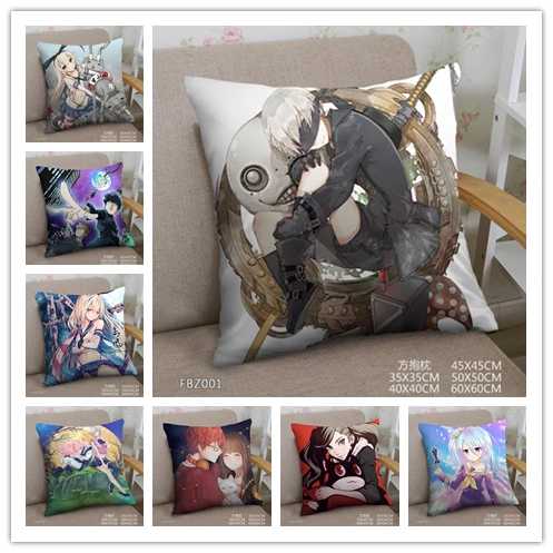 Home Textile Two sided Square Throw Pillow Cover Cases Kantai Collection Kancolle Mob Psycho 100 NIER persona No Game No Life
Home Textile Two sided Square Throw Pillow Cover Cases Kantai Collection Kancolle Mob Psycho 100 NIER persona No Game No Life