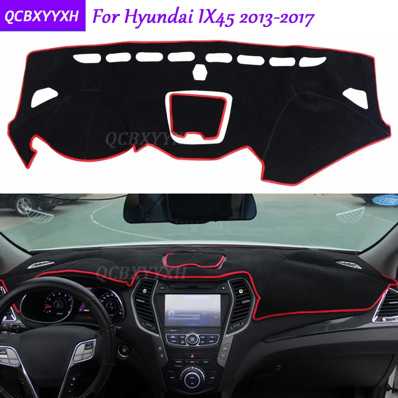 Для Hyundai IX45 2013 2017 коврик для приборной панели защитный интерьер Photophobism теневая