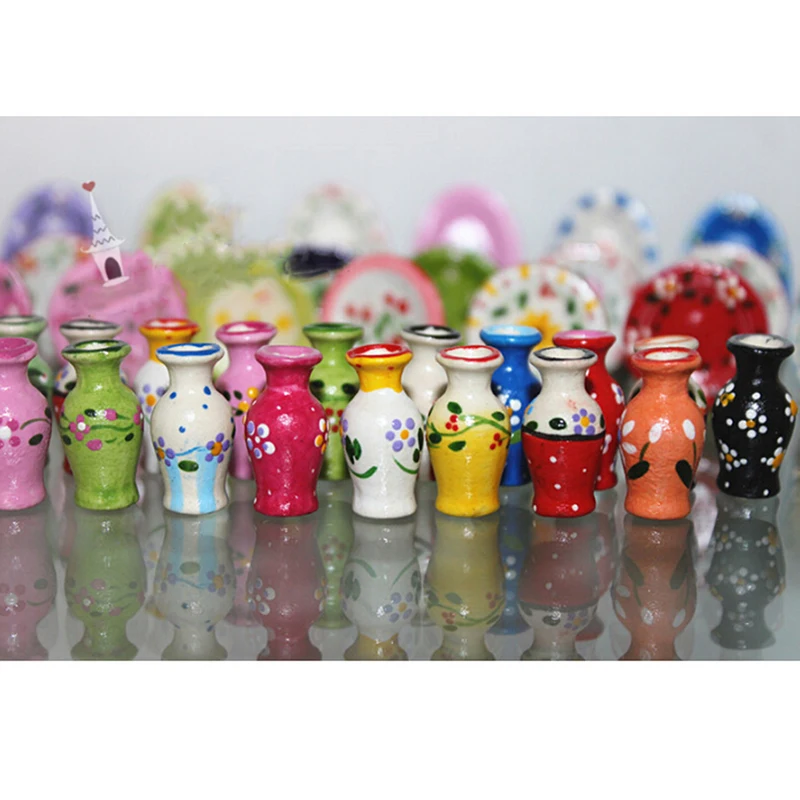 Mini Ceramic Vase Accessories Doll house Miniatures 1:12 Accessories Decorative Miniature Porcelain Miniature Dollhouse
Mini Ceramic Vase Accessories Doll house Miniatures 1:12 Accessories Decorative Miniature Porcelain Miniature Dollhouse